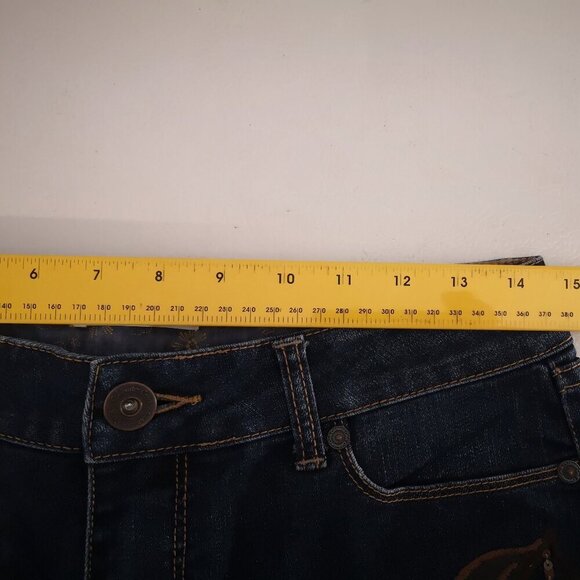 Coldwater Creek Ladies Size 6 Dark Wash with Embellishments Blue Jeans - Picture 13 of 15